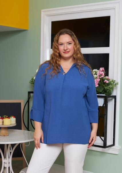 Immagine di CURVY GIRL ELEGANT FINE QUALITY BLOUSE